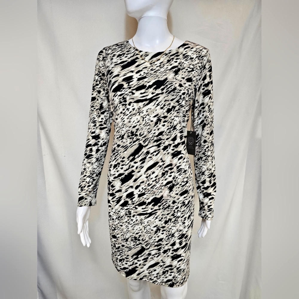 NWT Vince Camuto “Modern Edge” Animal Print Bodycon Dress – Size S
